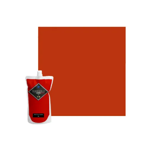 Picture of Acrylic paint washable velvet BARBOUILLE - For walls and ceilings - 1L - Tutti a casa Red