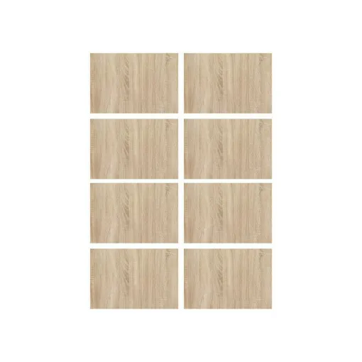 Picture of Set of 8 TILES SIBU DESIGN wall panels - WL OAK Tree light Nature - 100 x 64 cm