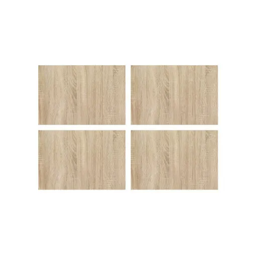 Picture of Set of 4 TILES SIBU DESIGN wall panels - WL OAK Tree light Nature - 100 x 64 cm