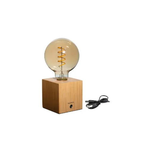 Picture of LED lamp on wooden cube XXCELL - 0,5 W - 30 lumens - 2700 K - G95