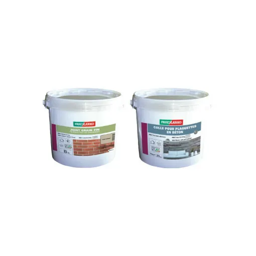 Picture of PAREXLANKO Pack - Fine Grain Joint for Stone Tone Inserts - 7,5kg - Glue for Grey Concrete Inserts - 7,5kg