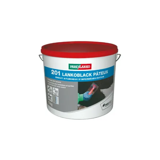 Picture of PAREXLANKO 201 Lankoblack Paste Asphalt Waterproofing Coating - 5kg - L20105