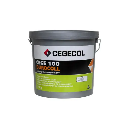 Picture of CEGECOL Cege 100 Durocoll Acrylic Fiber Glue - Light Beige - 7kg - 487681