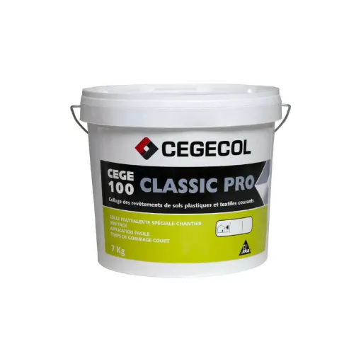 Picture of CEGECOL Acrylic Adhesive for Plastic and Textile Flooring Cege 100 Classic pro - Beige - 7kg - 519260