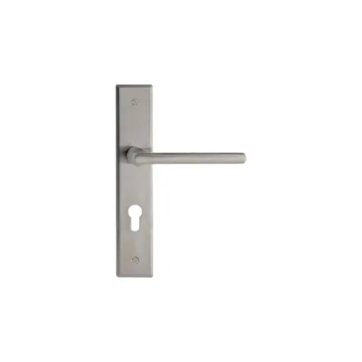 Picture of Door handle on plate model New Pyla Prestige - Stainless steel