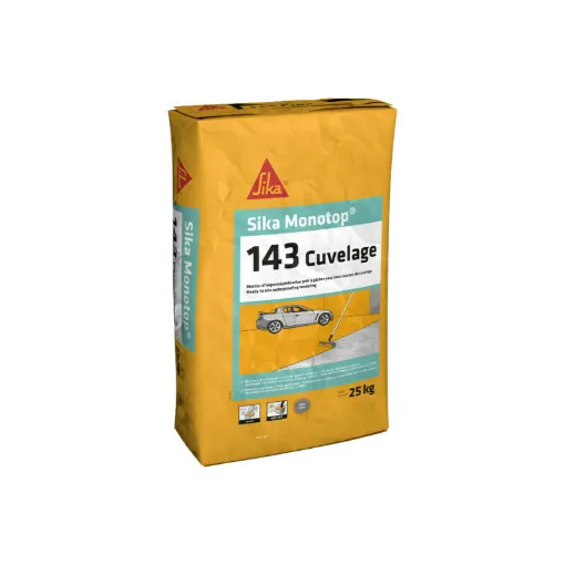 Picture of Waterproofing coating SIKA MonoTop-143 Cuvelage - 25 kg - Grey cement