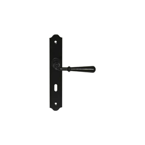 Picture of Door handle on key plate L model Beynac - Black