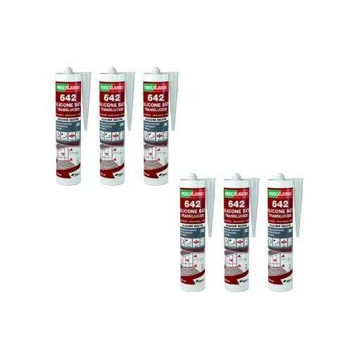 Picture of PAREXLANKO 642 Neutral Silicone Sealants - Translucent - 300ml - L642TRANS300-12