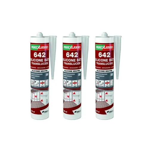 Picture of PAREXLANKO 642 Neutral Silicone Sealants - Translucent - 300ml - L642TRANS300-12