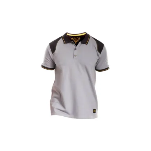 Picture of RICA LEWIS Reinforced Polo - Men - Size L - Stretch - Grey - WORKPOL