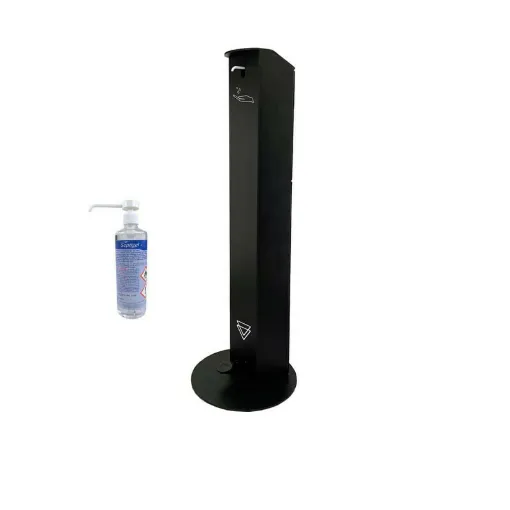 Picture of OCCIGEL hydroalcoholic gel contactless dispenser - Black