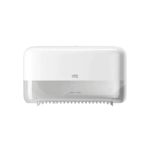 Picture of TORK Toilet paper dispenser medium size - without mandrel - white - 558040