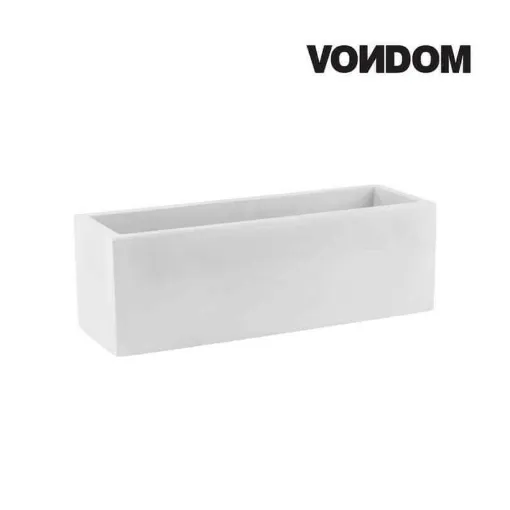 Picture of VONDOM Pot Model Jardinera - Matt white - 80cm