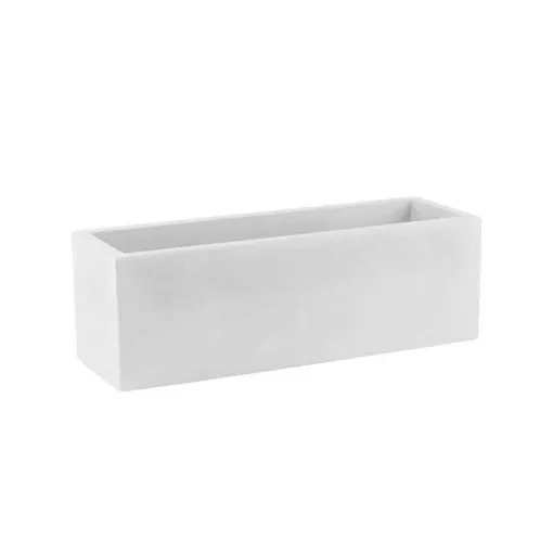 Picture of VONDOM Pot Model Jardinera - Matt white - 60cm