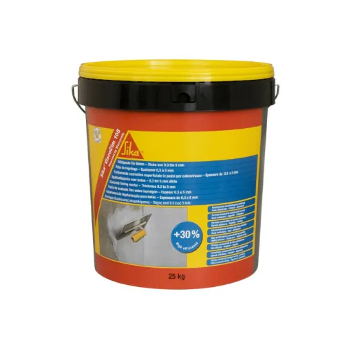 Picture of Wall levelling compound 0.3 to 5mm thick - SIKA ViscoCim 105 - Light grey - 25kg