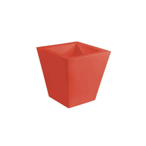 Picture of VONDOM Pot Cuadrado Model - Matt red - 50cm