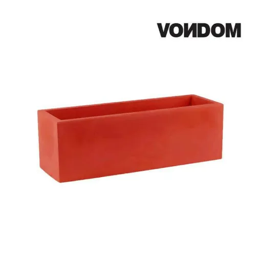 Picture of VONDOM Pot Model Jardinera - Matt red - 100cm