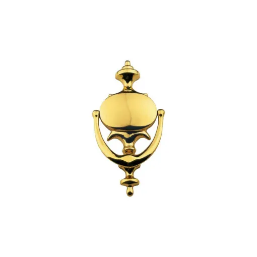 Picture of Victorian doorknocker A - polished brass finish