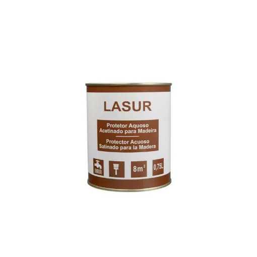 Picture of Acrylic satin finish protective acrylic wood stain - Walnut - 0,75L