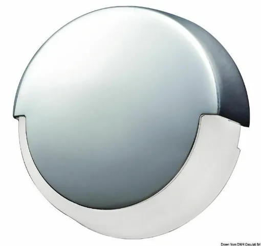 Picture of White plastic body, front made of mirror polished stainless steel. - Adara ambient LED lights - 13.426.23 - Oem