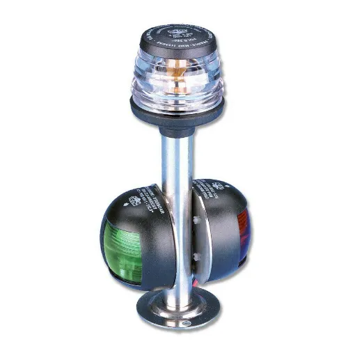 Picture of Set Of 3 12V Lights On A Pole.