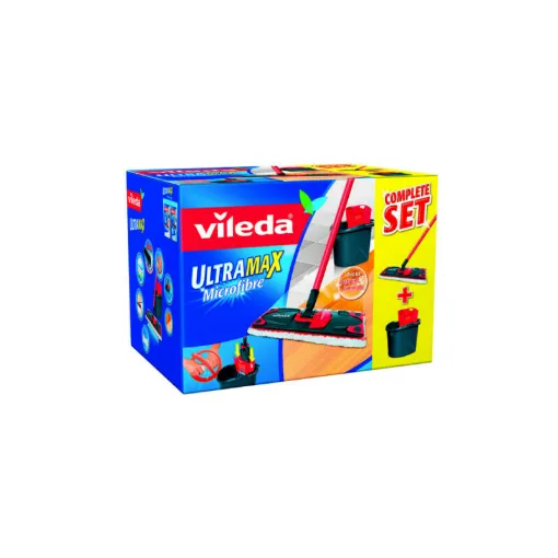 Picture of VILEDA Ultramax 2-in-1 microfiber mop and wringer-bucket pack