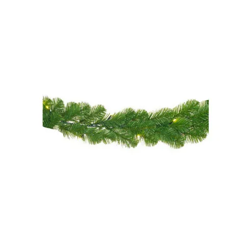 Picture of LED EDM pine garland - Christmas spirit - 140 branches - 20 LED bulbs - 2,7m - 72152