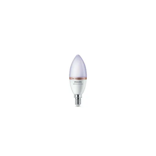 Picture of LED candle bulb PHILIPS - WIZ - EyeComfort - multicolor - 4,9W - 470 lumens - E14 - 93208