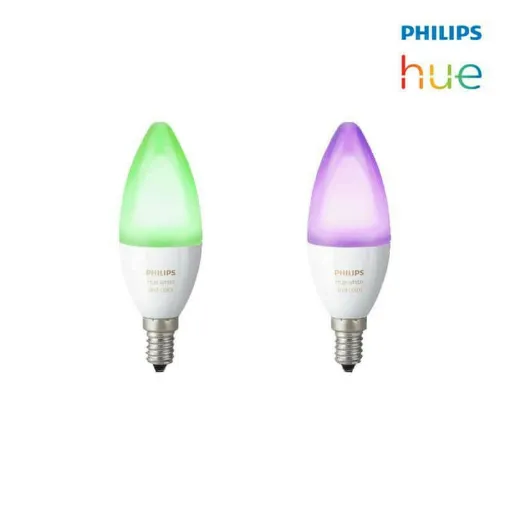 Picture of PHILIPS HUE E14 x 2 connected bulbs - Multicolor