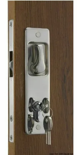 Picture of Complete clash. For doors with a thickness of 19/38 mm. - Yale type external flush lock 16/38 mm - 38.128.20 - Yale