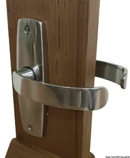 Picture of The latch remains inside the door until it reaches the closed position. - Simple magnetic drive lock - 38.130.00 - Oem