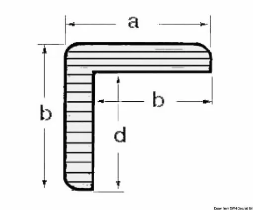 Picture of Teak profile L - 71.028.00.