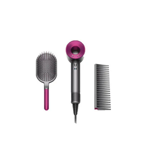 Picture of DYSON supersonic hair dryer with its styling kit