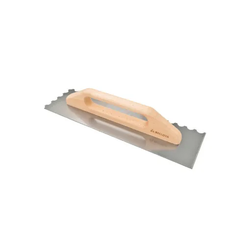 Picture of BELLOTA Long Tooth Steel Plater - Wooden Handle - 10mm half moon teeth - 587510R