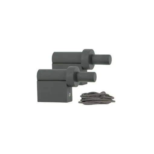 Picture of Set of 2 wooden supports and MOBOIS halyard boreal set - grey - 1024368