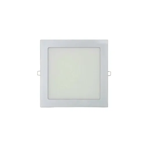 Picture of Square LED Spot EDM - 22cm - 20W - 1500lm - 6400K - Chrome frame - 31583