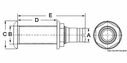 Picture of Long type in nylon/fiberglass.