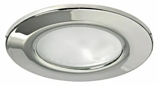 Picture of Stainless steel body. Satin glass lens.