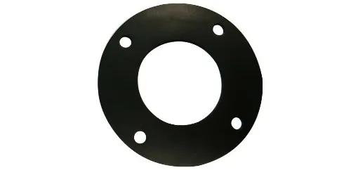 Picture of Black Gasket For Electric Toilet Bowl.