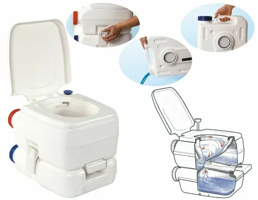 Picture of Portable Bi-Pot Toilet