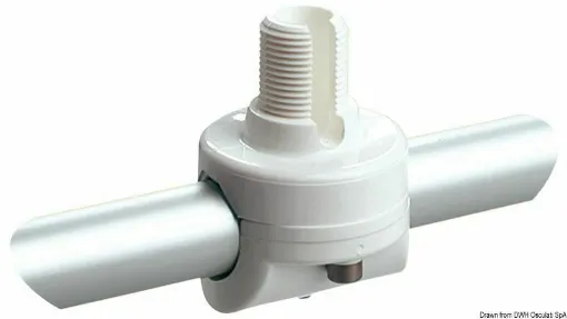 Picture of Reinforced fixed mount in nylon, to be mounted on 22/25 mm pipes, for GPS antennas.