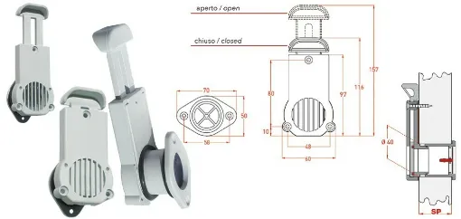 Picture of Water Discharge For Boats 36 - 42 mm