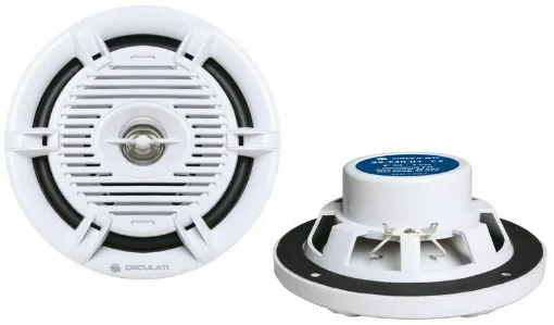 Picture of Two-way (for better response to highs and lows) with separate tweeter. Suitable for outdoor and indoor use. Minimum distance from the compass: 1.1 m. - 2-way 80 W stereo speakers - 29.740.02 - Oem