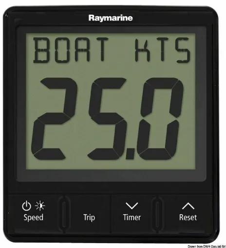 Picture of Designed to be paired with the latest generation Raymarine multifunction displays. General features: - Large, easy-to-read characters. - Analog display Wind Raymarine i60 - 29.593.01 - Raymarine