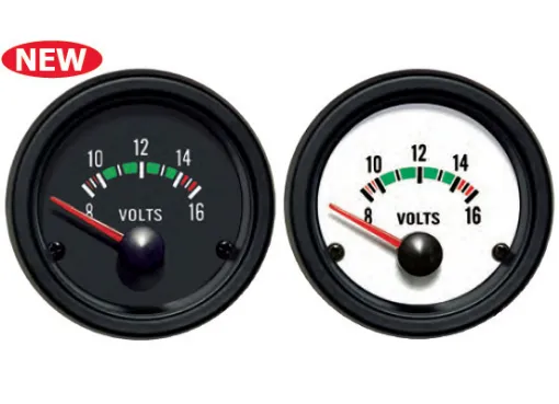 Picture of Voltmeter - Scale 10-16V Dc Black