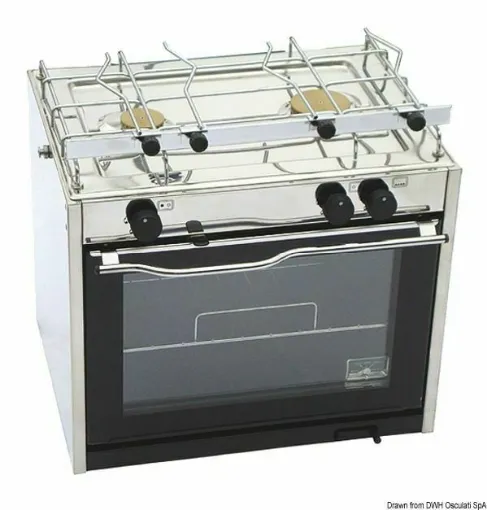 Picture of Features: two high-power burners.