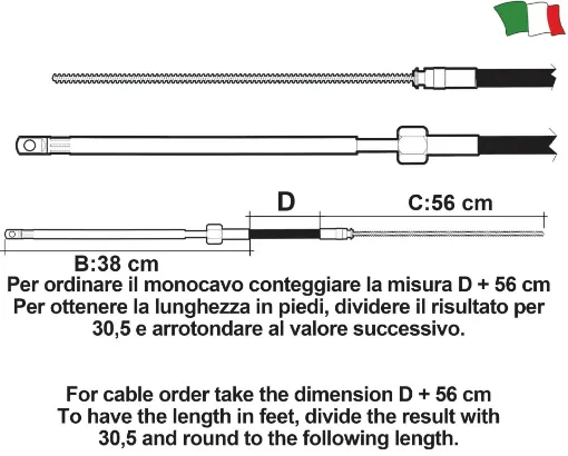 Picture of M66 16" Ft Cable