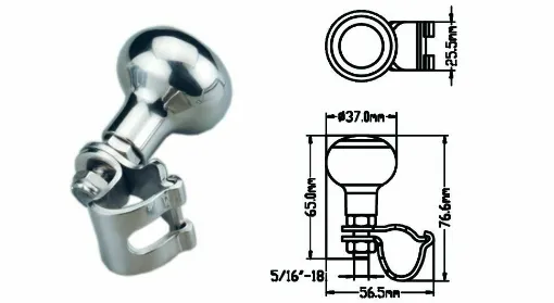 Picture of Swivel Stainless Steel Handle Aisi 316 D.37