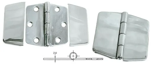 Picture of C-Copriviti Stainless Steel Hinge 316 mm.71 X 79