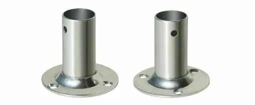 Picture of Round Base At 90° In Stainless Steel D.22